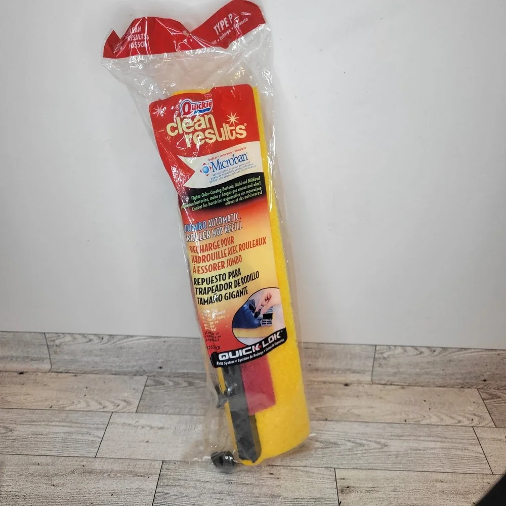 Quickie Clean Results Jumbo Roller Sponge Mop Refill 055CR Type P
